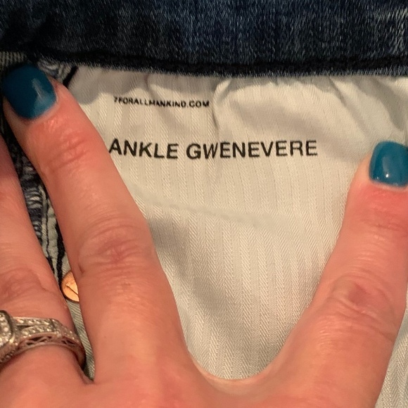 7 For All Mankind Ankle Gwenevere size 26 NWT - Picture 5 of 10